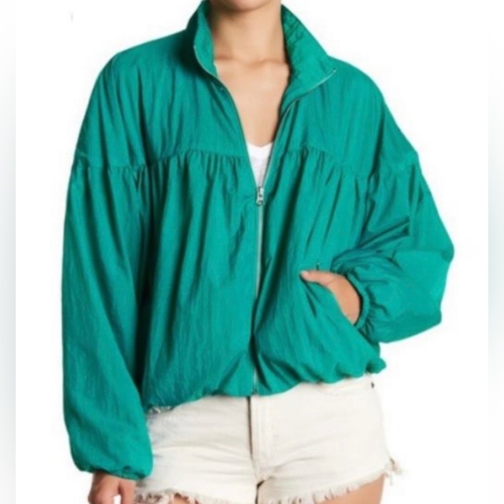 🌺Free People Now or Never Nylon Bomber Jacket🌸🌺 - Picture 6 of 15